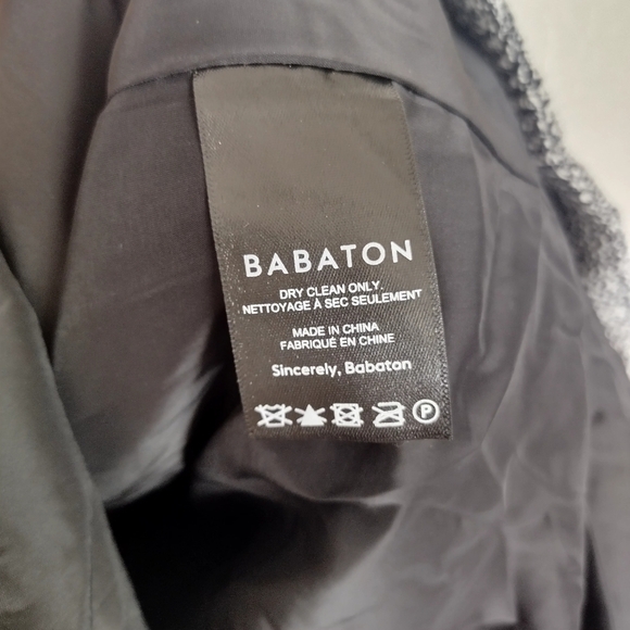 ARITZIA BABATON Joan Shirt Tweed Jacket 2 Shacket Linen Textured Black sz 2/M - Picture 8 of 10